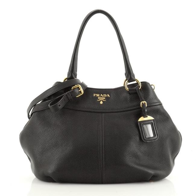 Prada Vitello Daino Convertible Medium Satchel