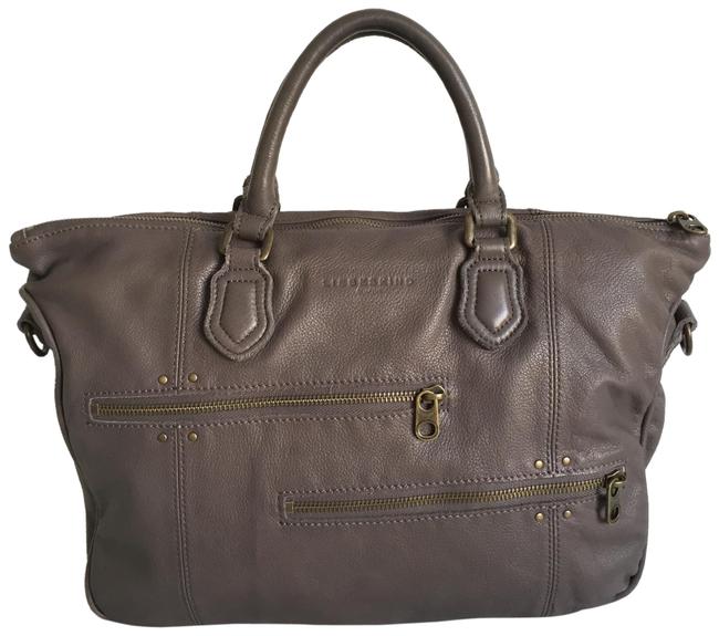 Prada Vitello Daino Side Pocket Cream Leather Satchel