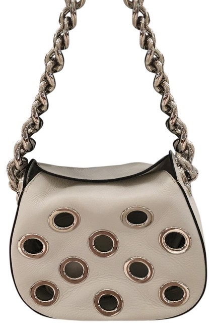 Prada White Lambskin Leather Satchel