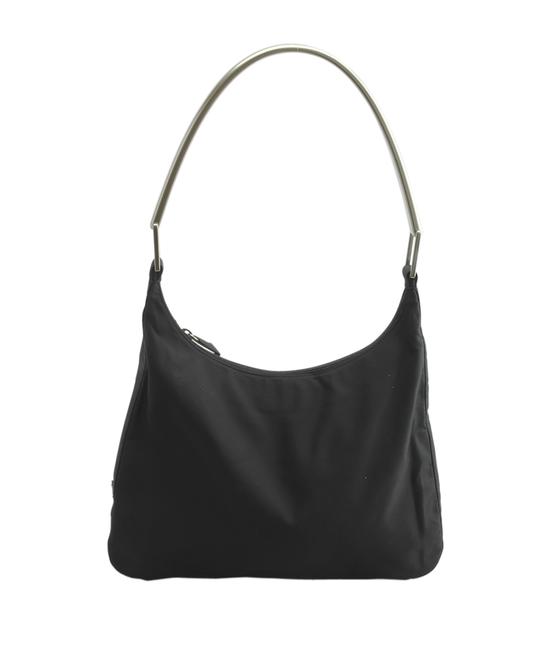 Prada 147265 Black Nylon Shoulder Bag