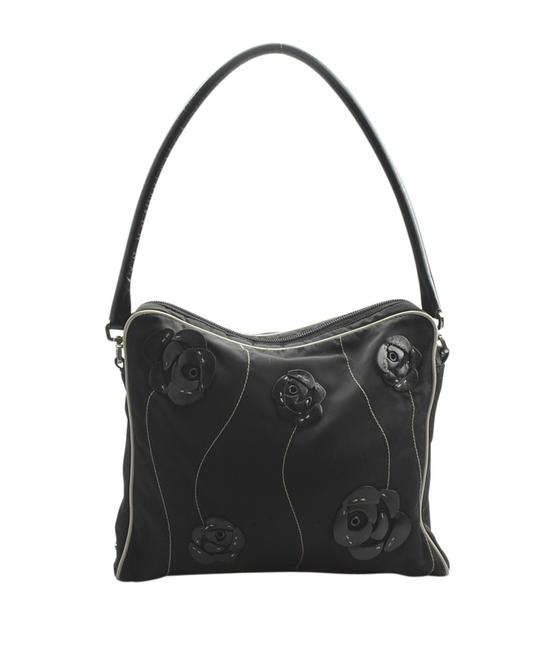 Prada 152113 Canvas Shoulder Bag