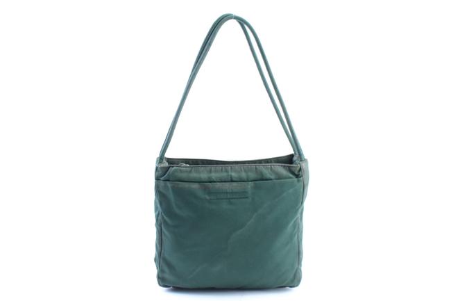 Prada 2pr0215 Hunter Green Nylon Shoulder Bag