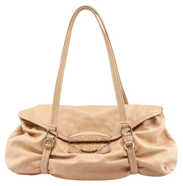 Prada 66746 Pink Leather Shoulder Bag