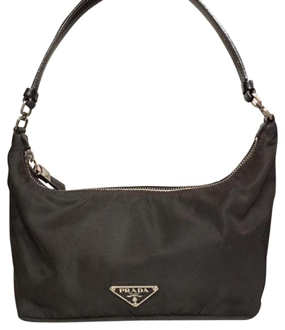 Prada Baguette Drk Brown Shoulder Bag