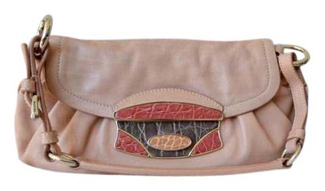 Prada Baguette Pink Calfskin Shoulder Bag