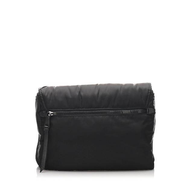 Prada Belt Tessuto Black Nylon Shoulder Bag