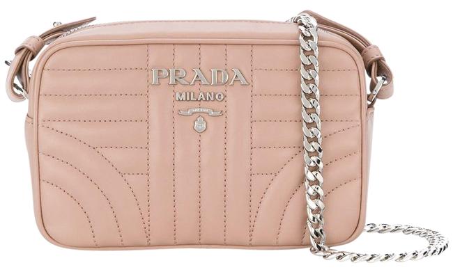 Prada Camera Bevelled Calf Leather Shoulder Bag