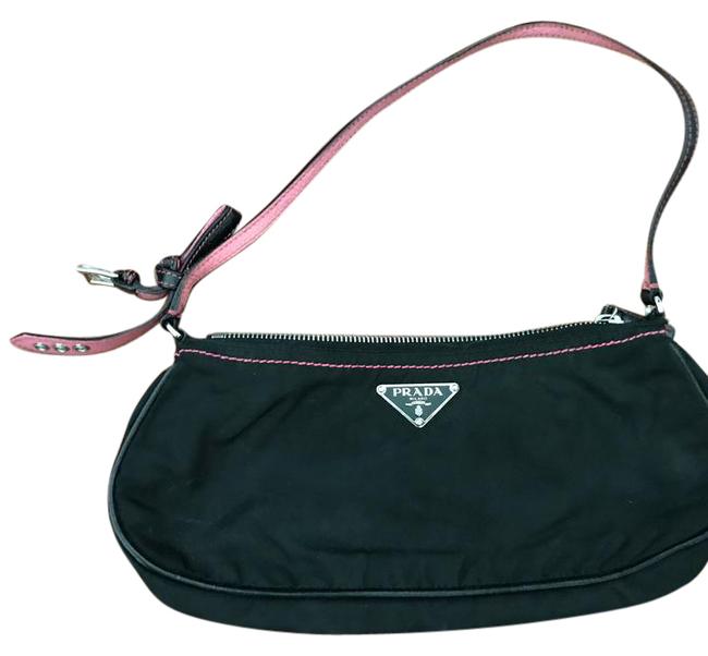 Prada Black and Pink Shoulder Bag