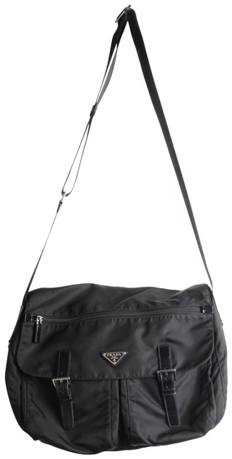 Prada Black Fabric Shoulder Bag