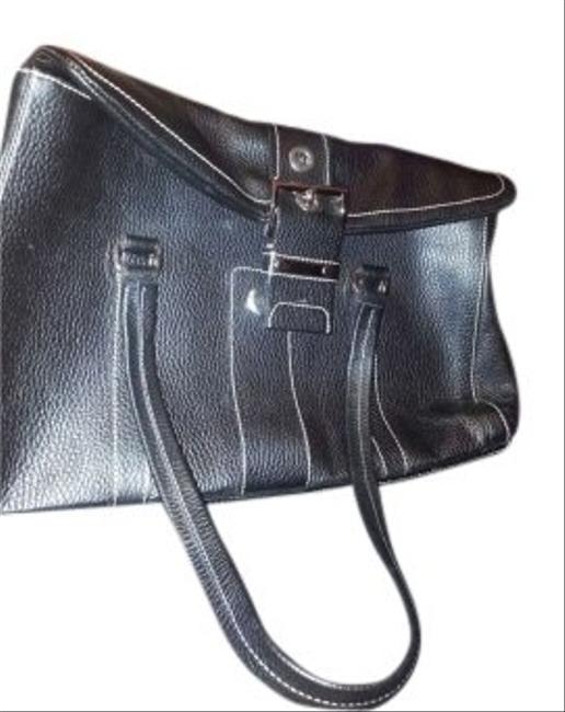 Prada Black Genuine Leather Shoulder Bag