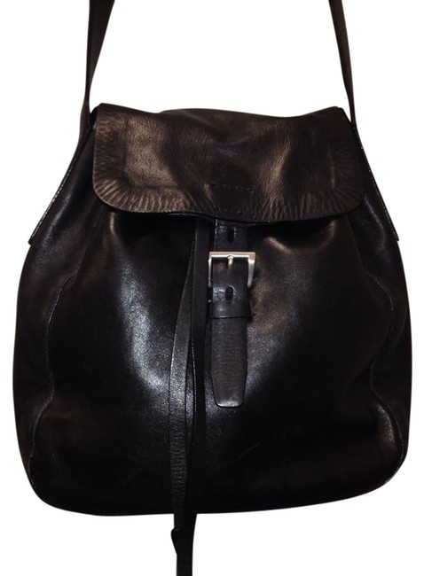 Prada Black Leather Calfskin Shoulder Bag