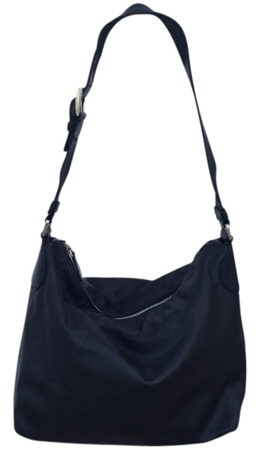 Prada Black Leather Comes with All The Cards. 131 Shoulder Bag