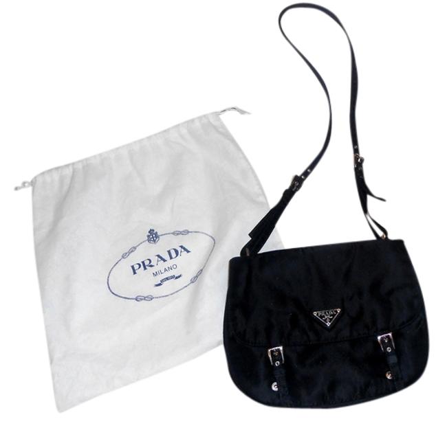 Prada Black Nylong Shoulder Bag