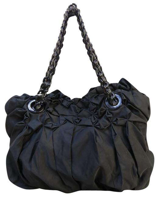 Prada Black Satin Shoulder Bag
