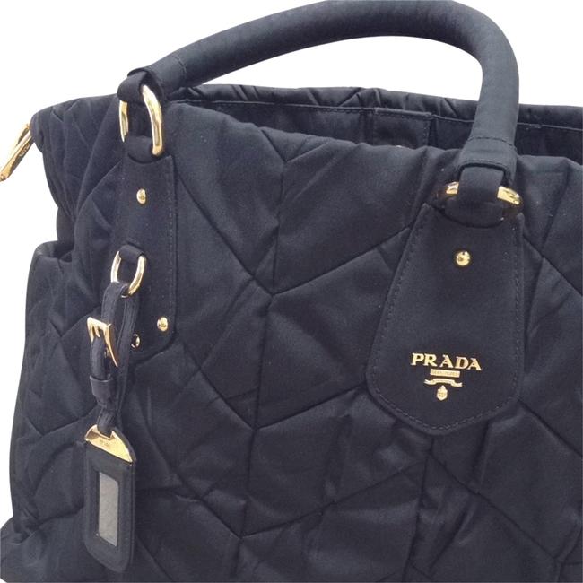 Prada Black Tessuto Fabric Shoulder Bag