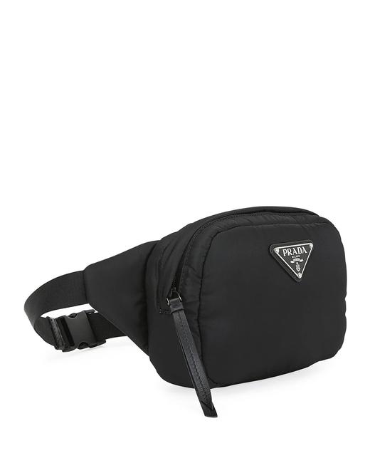 Prada Black Tessuto Soft Belt Shoulder Bag