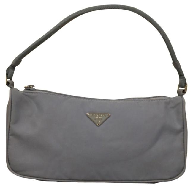 Prada Blue Nylon Shoulder Bag
