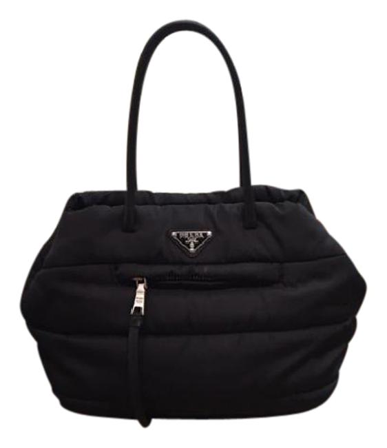 Prada Bn2771 Black Canvas Shoulder Bag