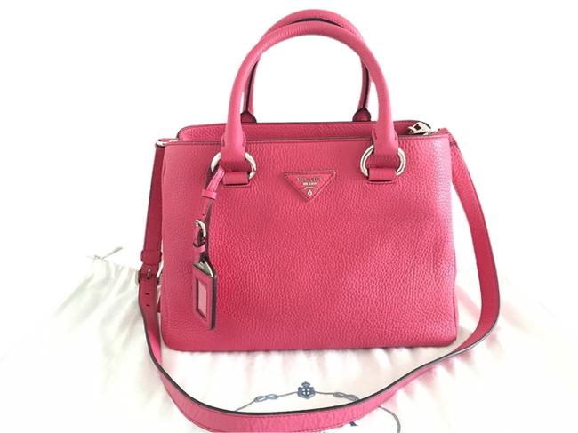 Prada Bn2853 Pink Leather Shoulder Bag