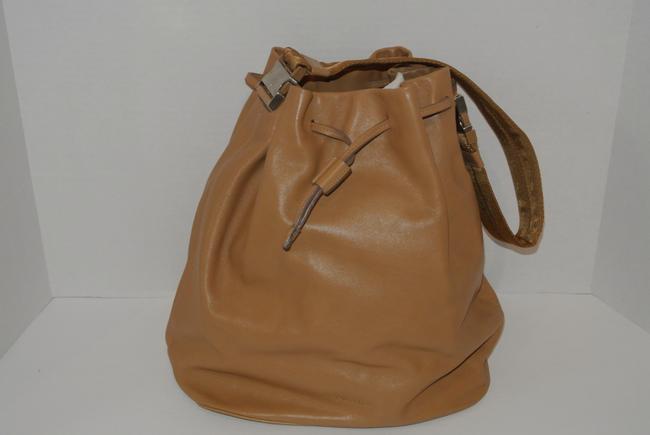 Prada Borsa In Pelle Sabbia Shoulder Bag