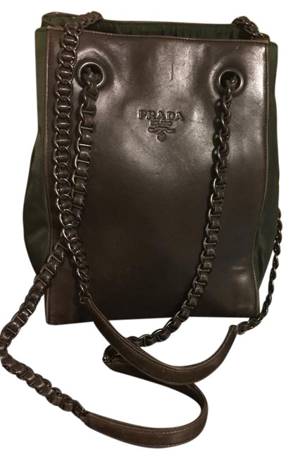 Prada Borsa In Pelle Shoulder Bag
