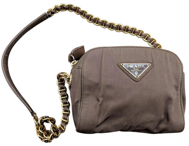 Prada Borsa In Tessuto Antilope Canvas Shoulder Bag