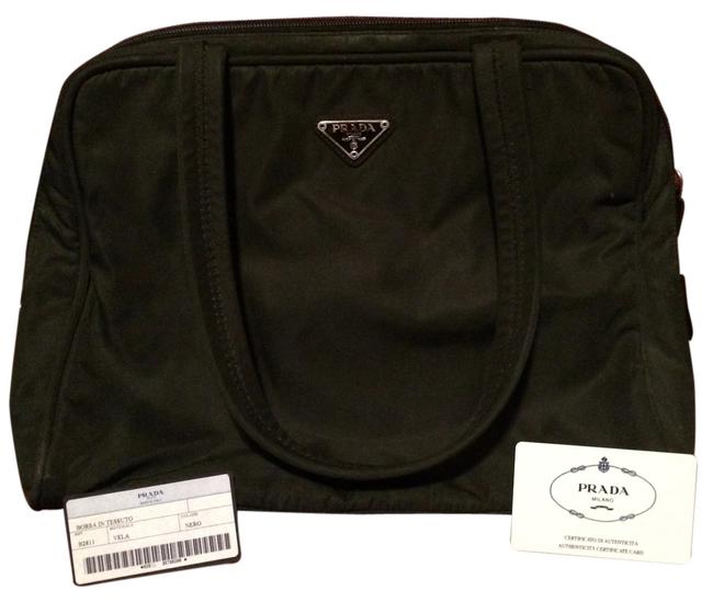 Prada Borsa In Tessuto In Nero Black Nylon Shoulder Bag