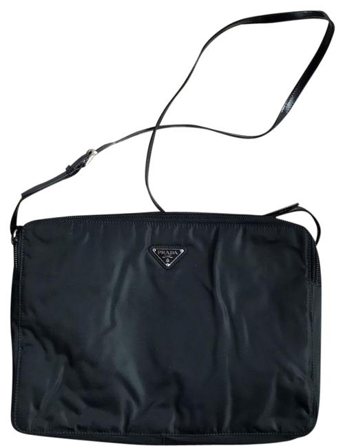 Prada Box Tessuto Nero Black Nylon Shoulder Bag