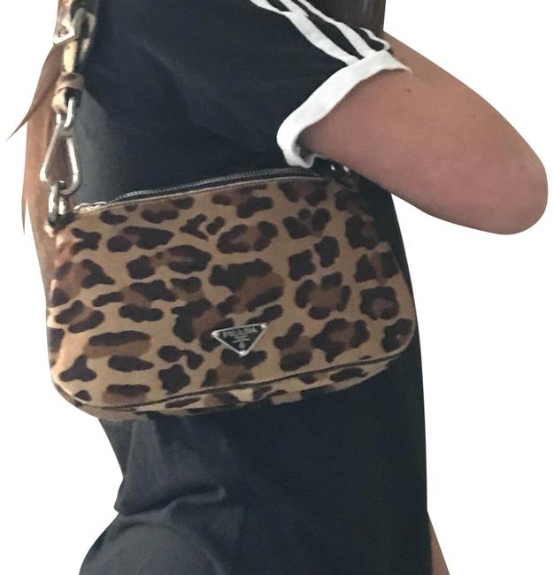 Prada Br2075 Leopard Shoulder Bag