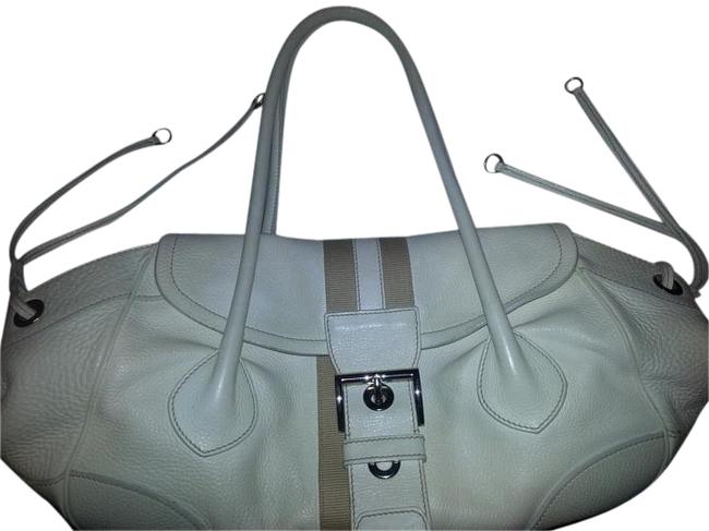 Prada Br2937 Bianco Deer Skin Shoulder Bag