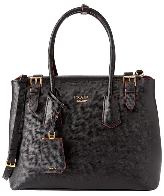 Prada Br5071 2a4a F0002 Black Saffiano Shoulder Bag