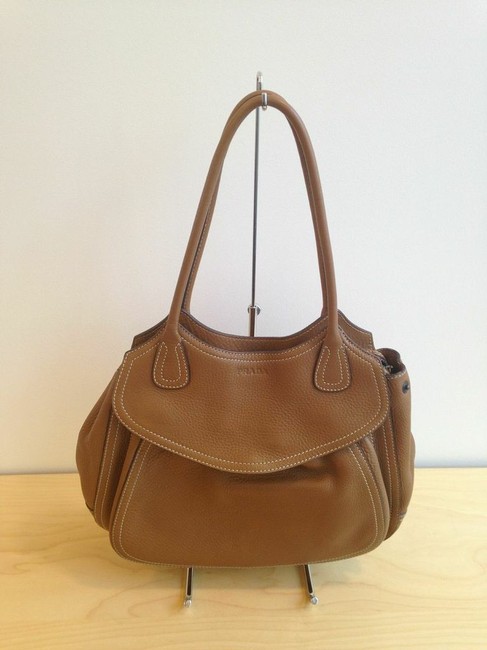 Prada Brown Camel Shoulder Bag