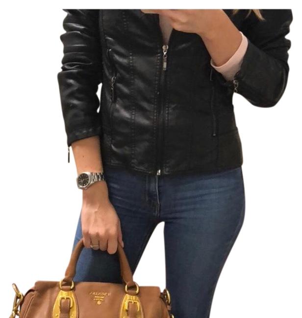 Prada Brown Lambskin Leather Shoulder Bag