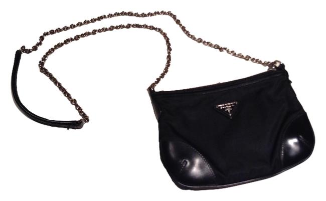 Prada Bt0542 Black Nylon Shoulder Bag