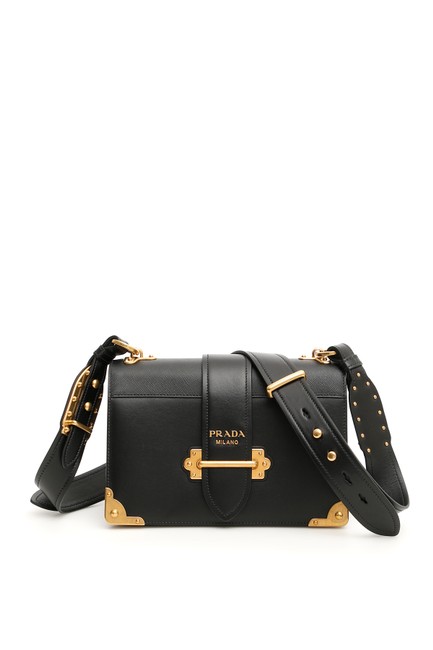 Prada Cahier Black Shoulder Bag