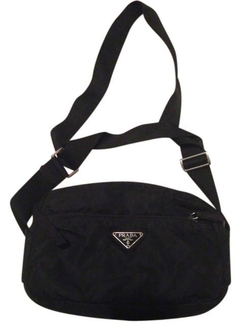 Prada Camera Black Nylon Shoulder Bag