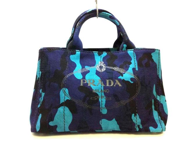 Prada Canapa Tote Shoulder Bag