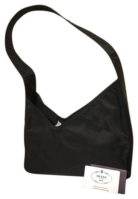 Prada Canvas Shoulder Bag