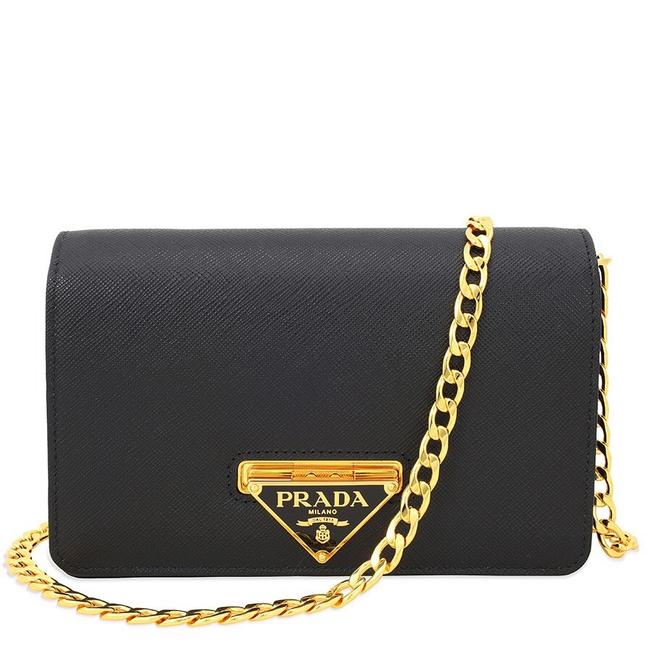 Prada Chain Lux Nwot Saffiano Shoulder Bag