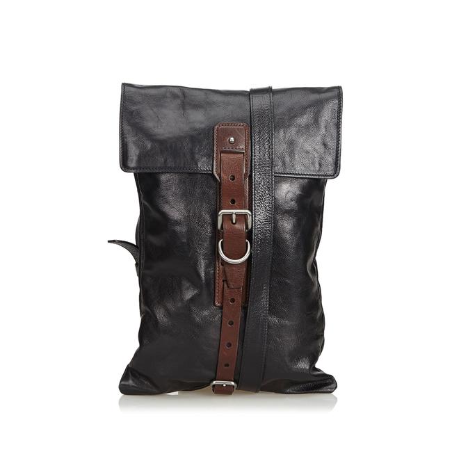 Prada Crossbody Black Leather X Others Shoulder Bag