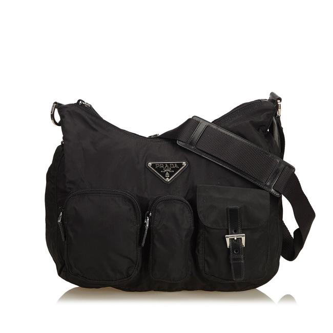 Prada Crossbody Black Nylon Shoulder Bag
