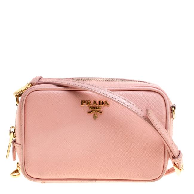 Prada Crossbody Lux Pink Saffiano Camera Purple Leather Shoulder Bag