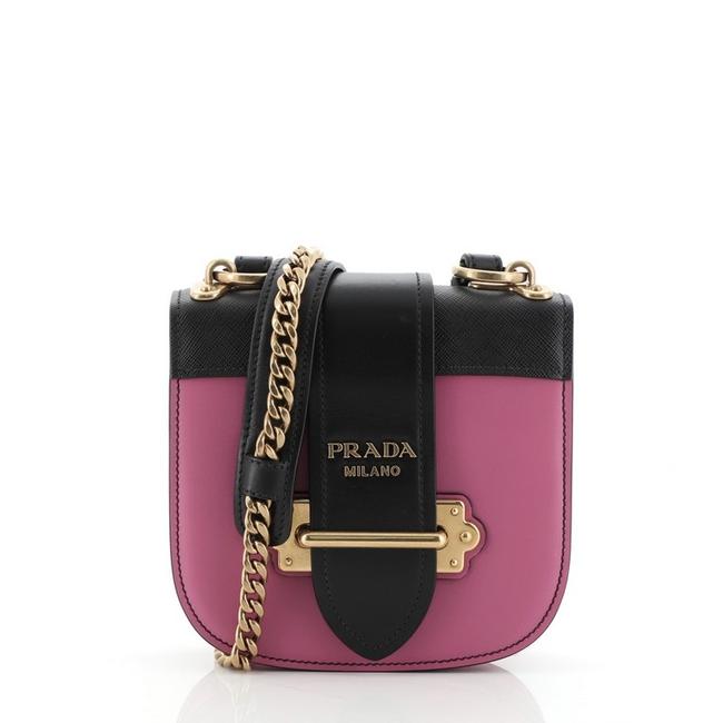 Prada Crossbody Pionniere City Calf with Saffiano Small Shoulder Bag