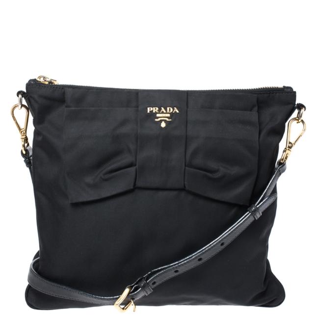Prada Crossbody Tessuto Black Nylon Shoulder Bag