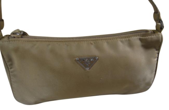 Prada Evening DayEvening Tan Nylon Shoulder Bag