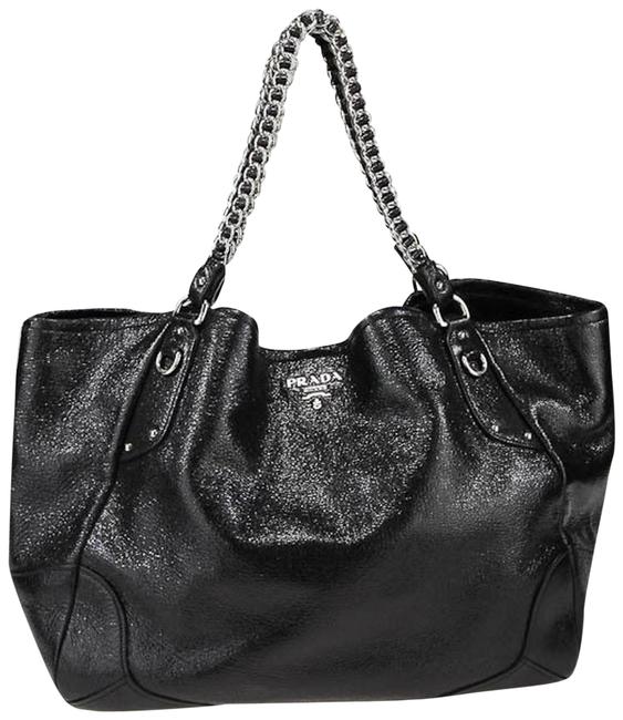 Prada Deerskin Cervo Chain Leather Shoulder Bag