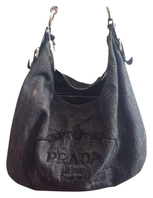 Prada Denim Shoulder Bag