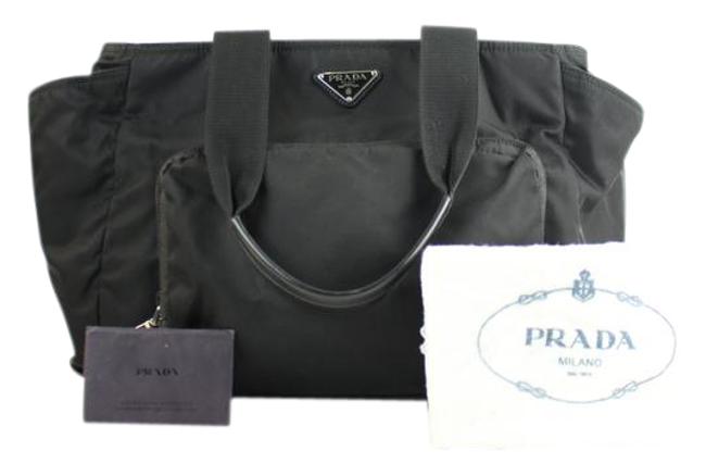 Prada Diaper 3pra2617 Black Nylon Shoulder Bag