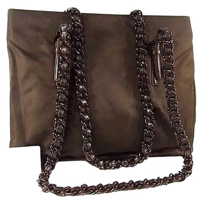 Prada Ebano Dark Brown Nylon Shoulder Bag