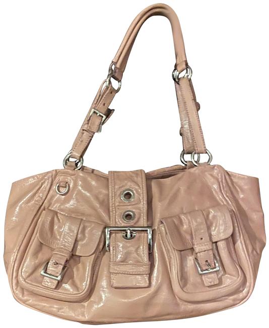 Prada Flesh Calfskin Leather Shoulder Bag